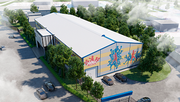 199. Быстровозводимый спортивный зал 24Ш х 62Д х 6В из ЛСТК в г. Ташкент, Узбекистан  