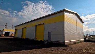 76. Быстровозводимый кузовной цех для ремонта еврофур 12 х 30 х 6 в г. Санкт Петербург, Россия