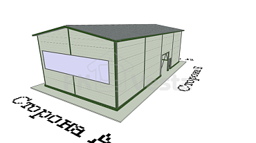 78. Быстровозводимый автосервис 12 х 24 х 7 в г. Алмата, Казахстан