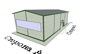 78. Быстровозводимый автосервис 12 х 24 х 7 в г. Алмата, Казахстан
